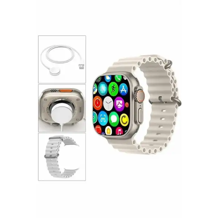 Akıllı Saat Bleutooth Bağlantılı Akıllı Saat Amoled Ekran 49 Mm