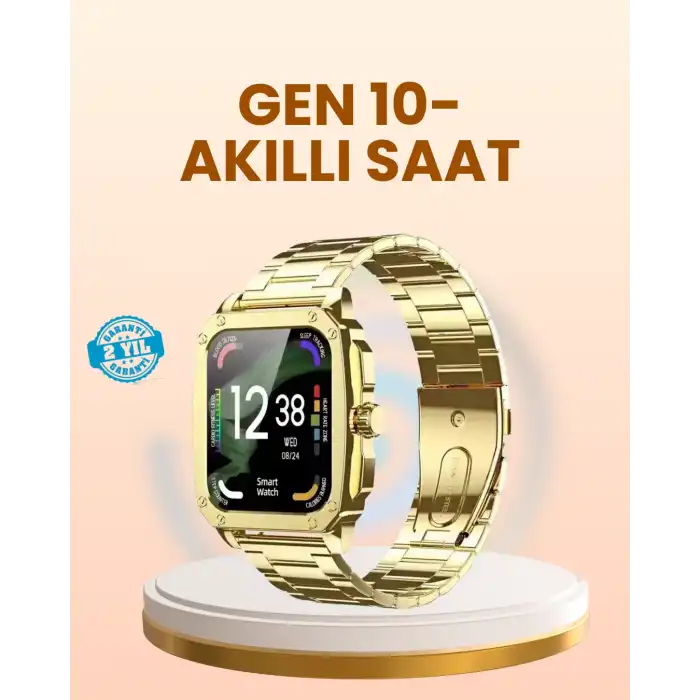 Akıllı Saat Bluetooth Çağrı ve Bildirim Kontrol Sağlık Takipli