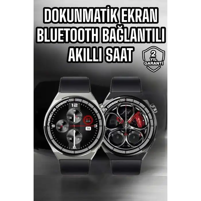 Akıllı Saat Dokunmatik Ekran Sesli Görüşme Ve Bildirim Görme Sağlık Takibi