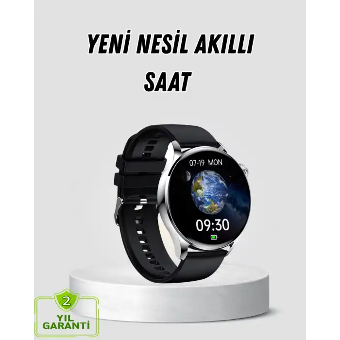 Akıllı Saat GPS Nabız Uyku Takibi Sesli Arama Titreşim Bildirimli