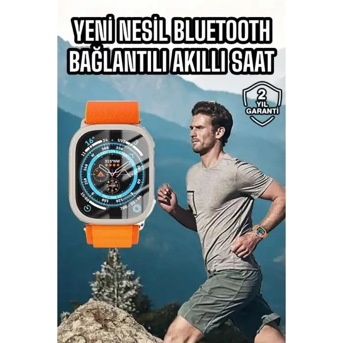 Akıllı Saat Uyku Ve Spor Takibi Yeni Nesil Bluetooth Bağlantılı Amoled Ekran