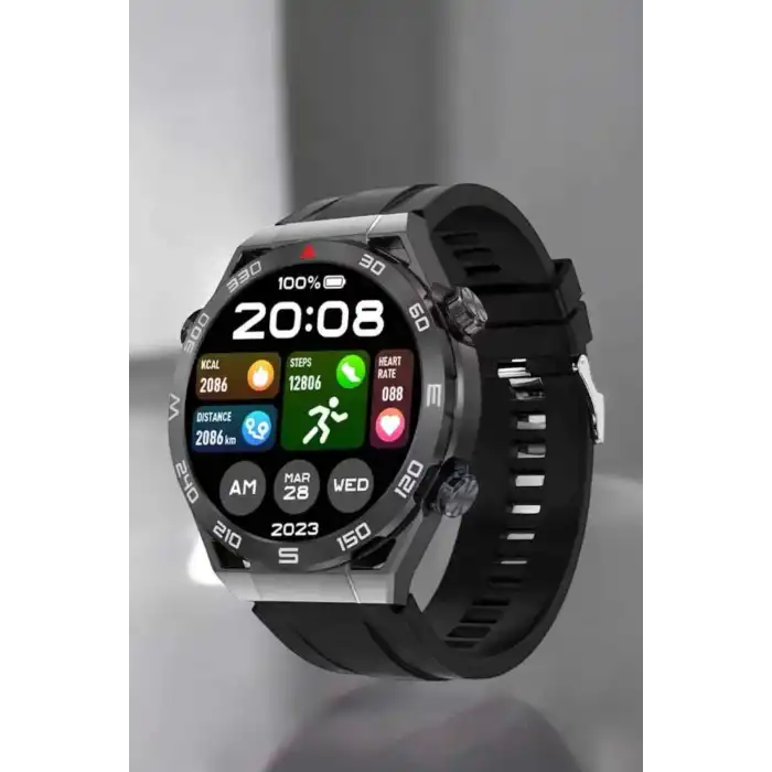 Akıllı Saat Yeni Nesil 2024 Model Metal Kordonlu Bluetooth Bağlantılı