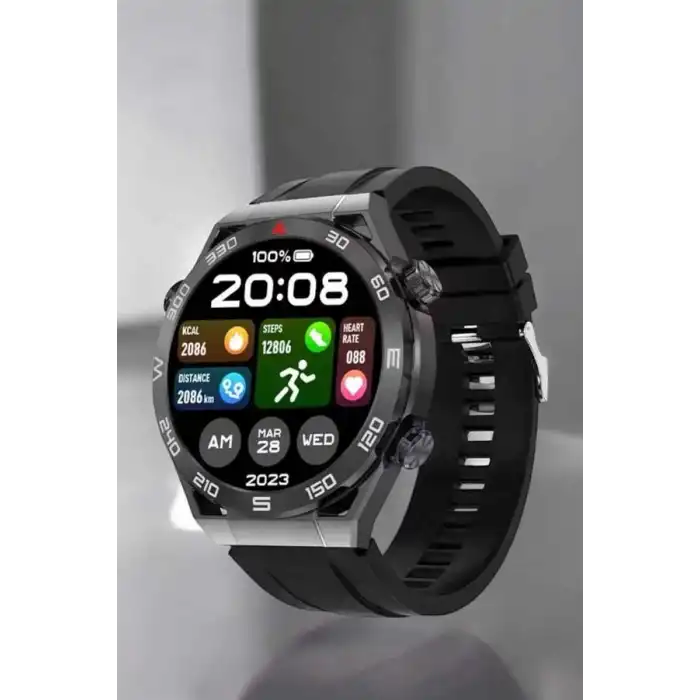 Akıllı Saat Yeni Nesil 2024 Model Metal Kordonlu Bluetooth Bağlantılı