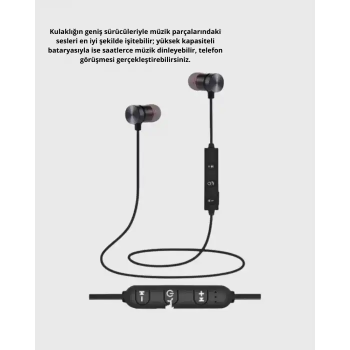 Akıllı Spor Bilekliği Ve Gürültü Önleyici Bluetooth Kulaklık Seti
