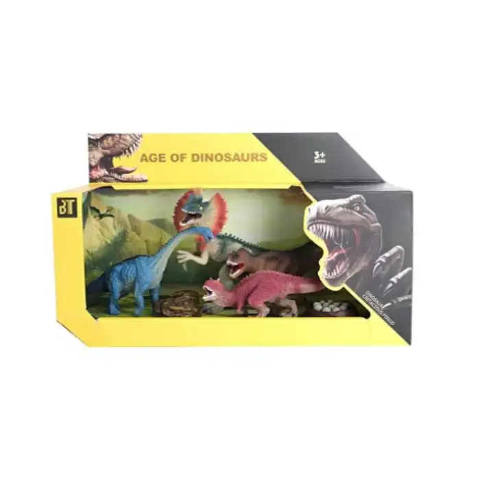 Aksesuarlı Model Dinozor Seti 4 lü