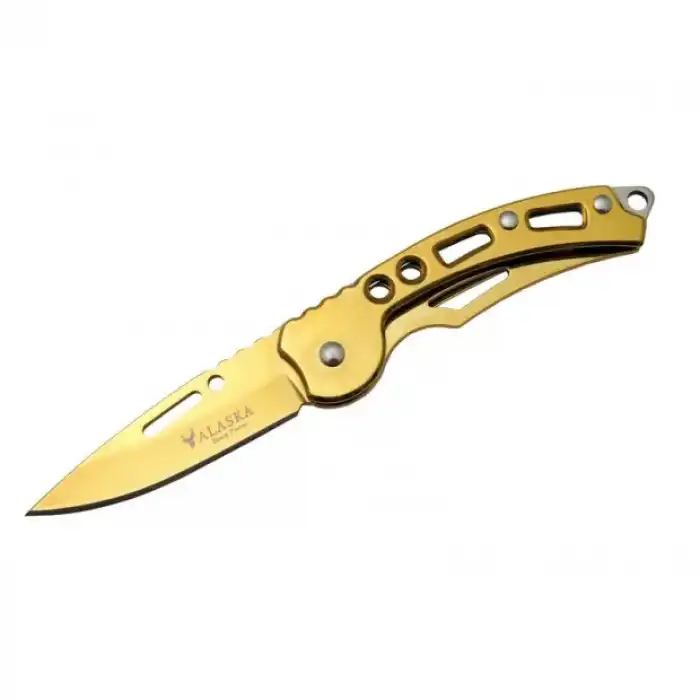 Eco Lounge Alaska SDR-10 G Gold Çakı 15 cm Manuel, Kemerlikli