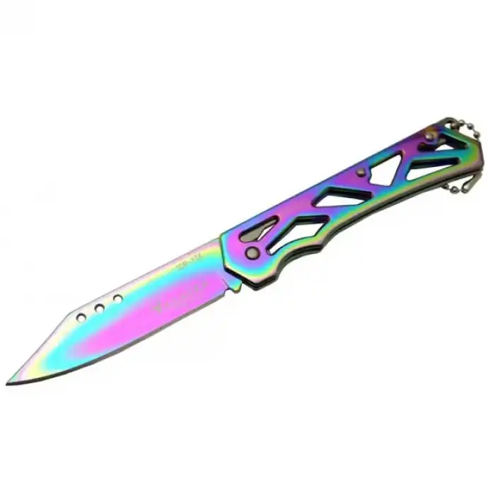 Eco Lounge Alaska SDR-13X Gökkuşağı Çakı 17 cm Manuel, Kemerlikli