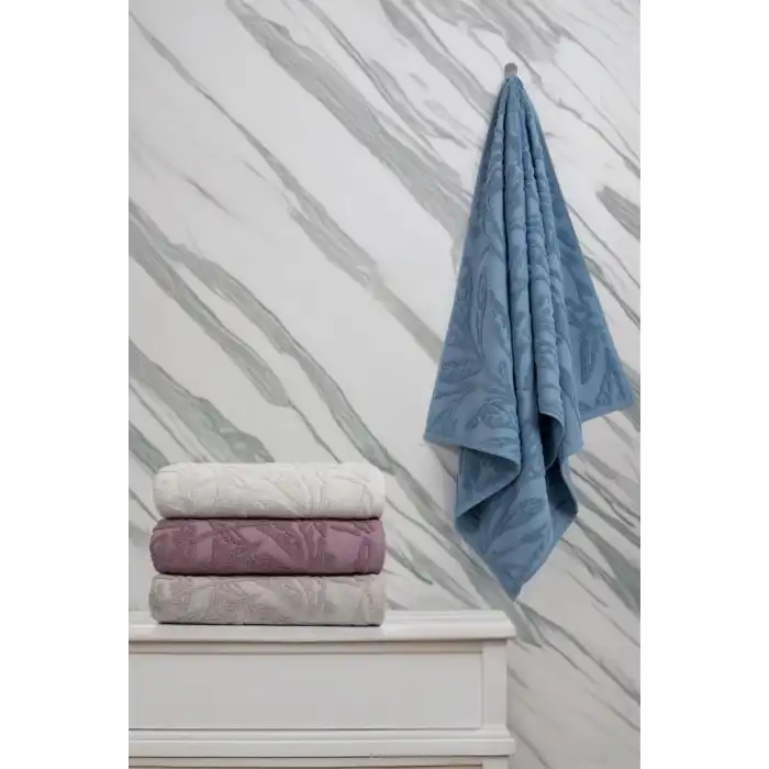 Altınbaşak Jakarlı 4´lü 50x90 El Havlusu Milena