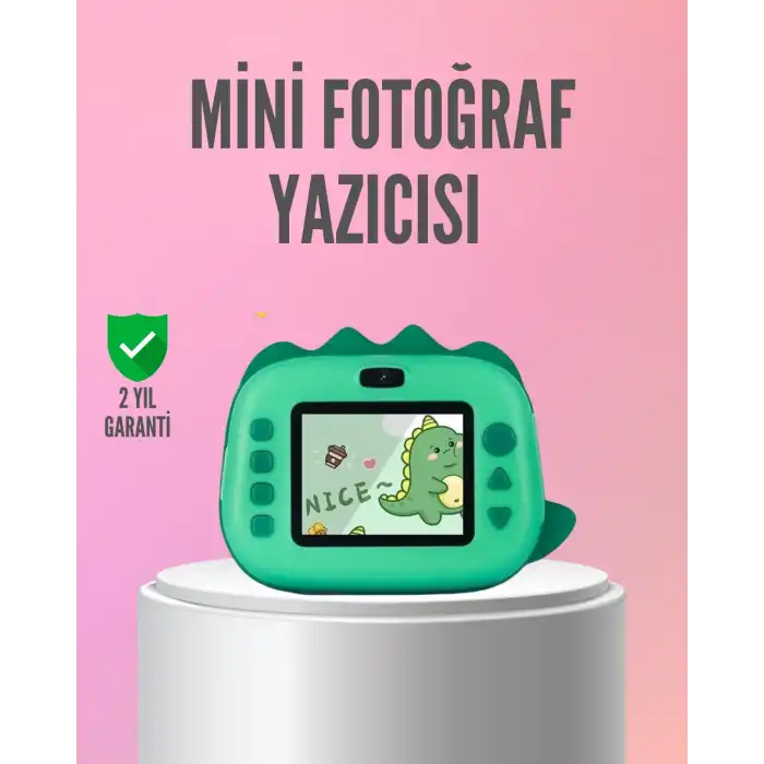 Anında Baskı Özellikli Gch62 Çift Lensli Dijital Kamera