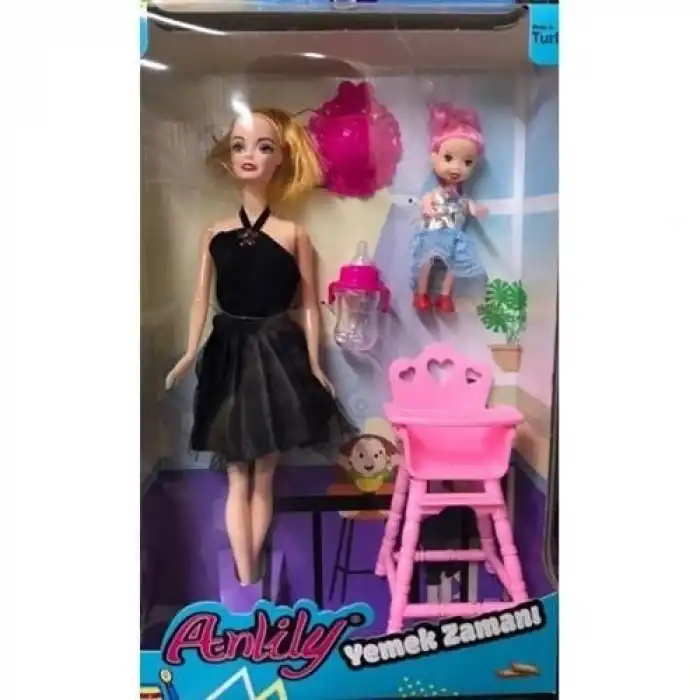 Anlily Bebek Manken Bebek Yemek Zamanı