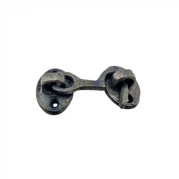Antika Tarz Dekoratif Pirinç  Çengeli - 5cm, Oksit