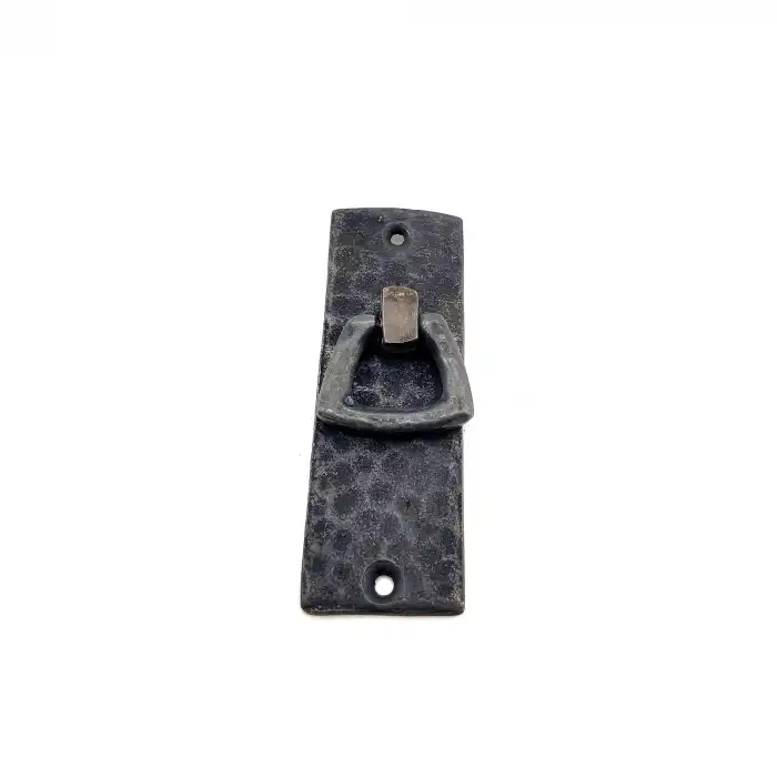 Eco Lounge Antika Tarz Dekoratif Pirinç Dik Dövme Mobilya Kulbu - 90x31 mm, Oksit