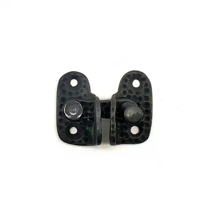 Antika Tarz Dekoratif Pirinç Mini Kapak Mandalı - 40x45 Mm, Oksit