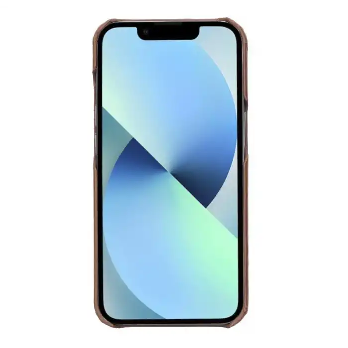 Apple iPhone 13 Pro Uyumlu Deri Arka Kapak UJ RST2EF Taba