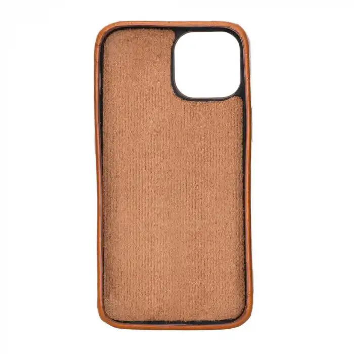 Apple iPhone 13 Uyumlu Deri Arka Kapak ROCK RST2EF Taba