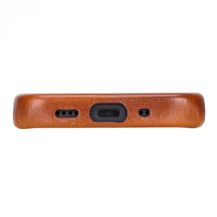Apple iPhone 13 Uyumlu Deri Arka Kapak ROCK RST2EF Taba