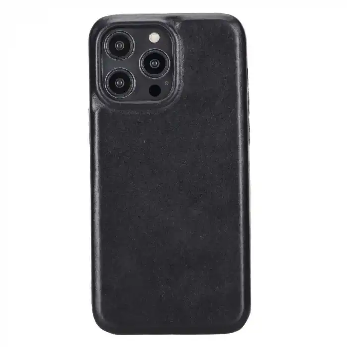 Apple iPhone 14 Pro Max Uyumlu Deri Arka Kapak ROCK RST1