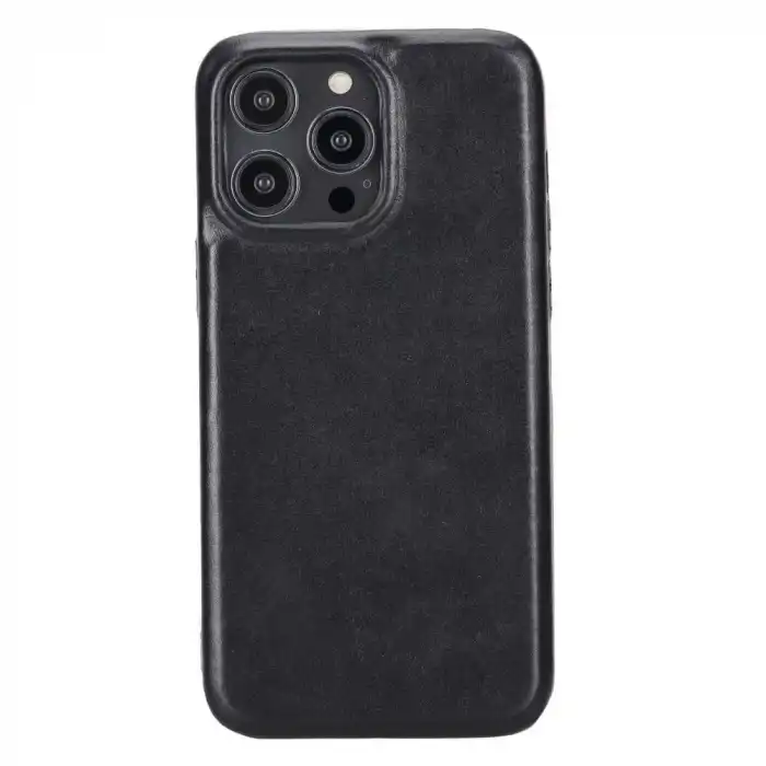 Apple iPhone 14 Pro Max Uyumlu Deri Arka Kapak ROCK RST1