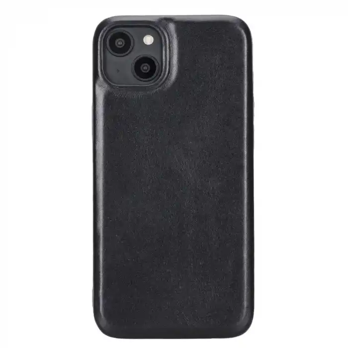 Apple iPhone 15 Plus Uyumlu Deri Arka Kapak ROCK RST1