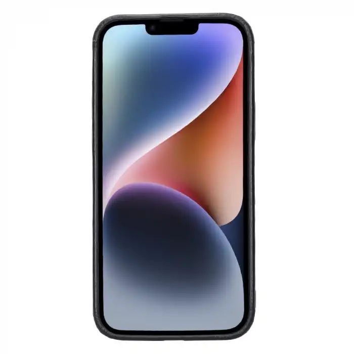 Apple iPhone 15 Plus Uyumlu Deri Arka Kapak ROCK RST1