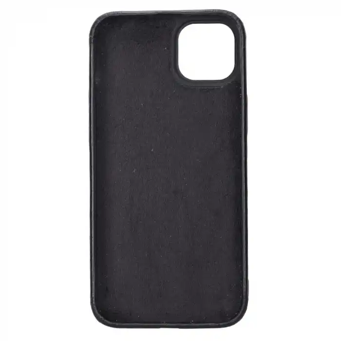 Apple iPhone 15 Plus Uyumlu Deri Arka Kapak ROCK RST1
