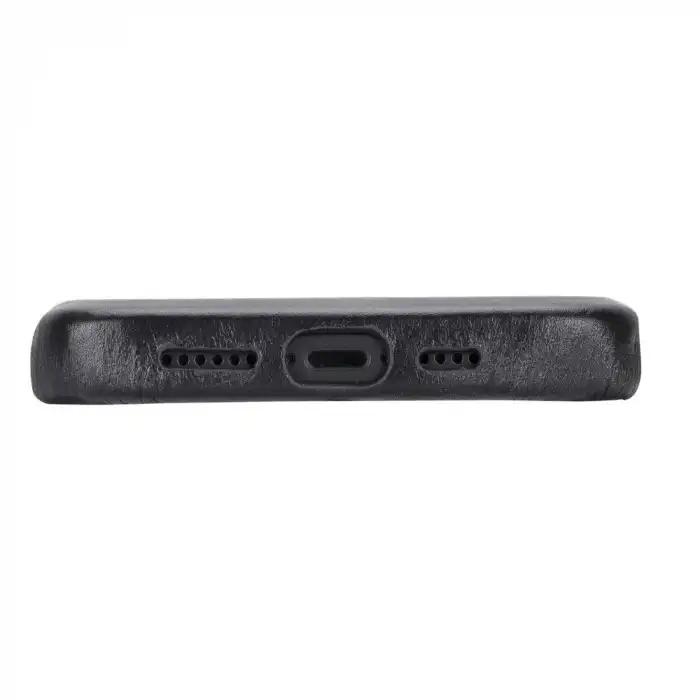 Apple iPhone 15 Plus Uyumlu Deri Arka Kapak ROCK RST1