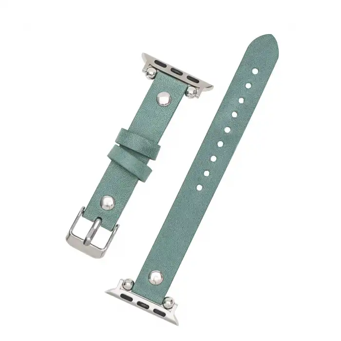 Apple Watch Uyumlu Deri Kordon 38-40-41mm Ferro ST CZ12