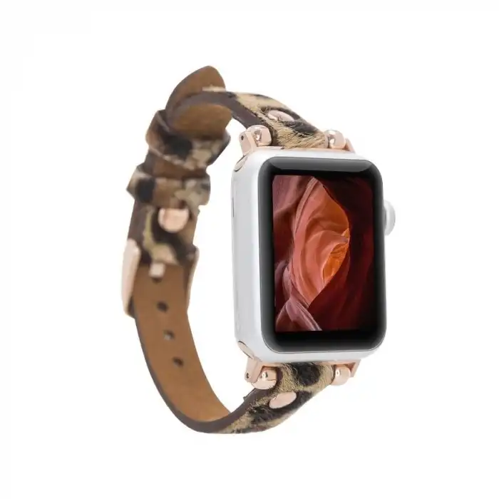 Apple Watch Uyumlu Deri Kordon 38-40-41mm RT LEO1N