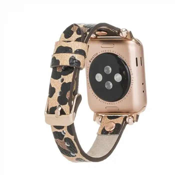 Apple Watch Uyumlu Deri Kordon 38-40-41mm RT LEO2N