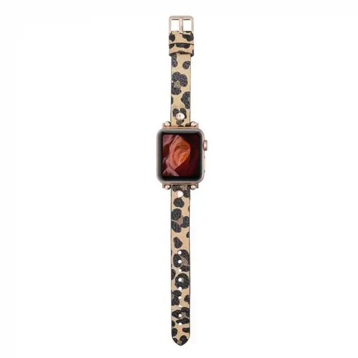 Apple Watch Uyumlu Deri Kordon 38-40-41mm RT LEO2N