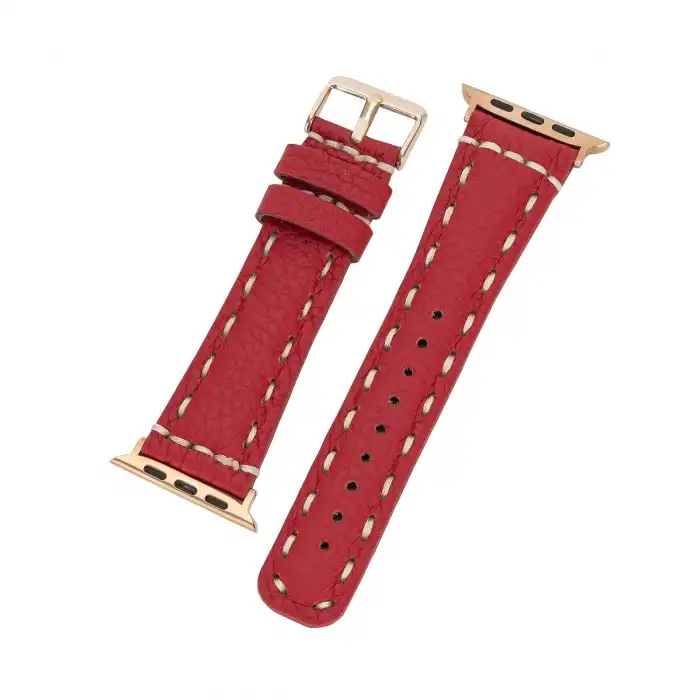 Apple Watch Uyumlu Deri Kordon 38-40-41mm SM43 ERC2