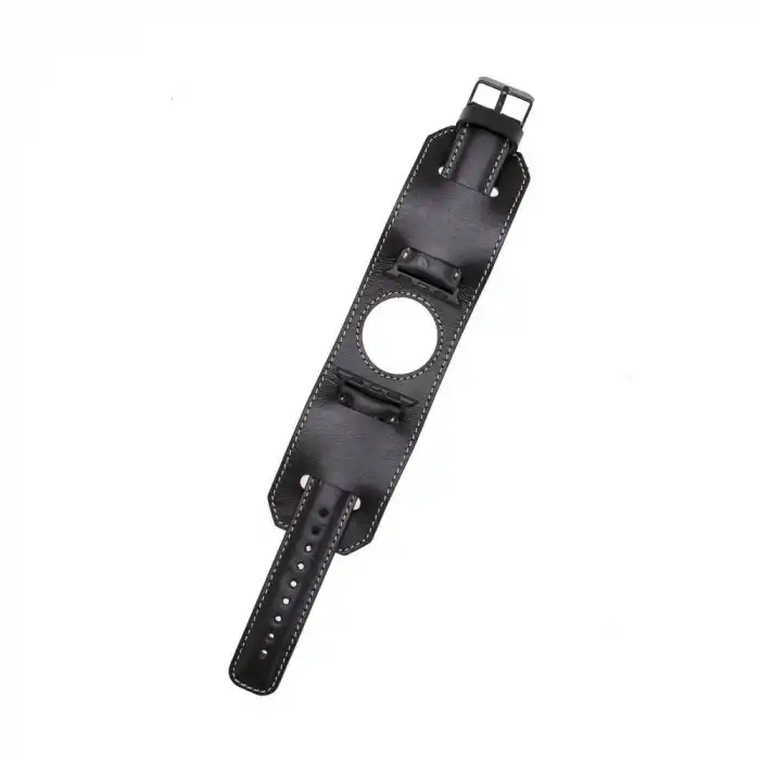 Apple Watch Uyumlu Deri Kordon 42-44-45mm Cuff RST1