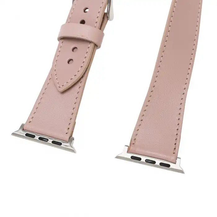 Apple Watch Uyumlu Deri Kordon 42-44-45mm DT NU2