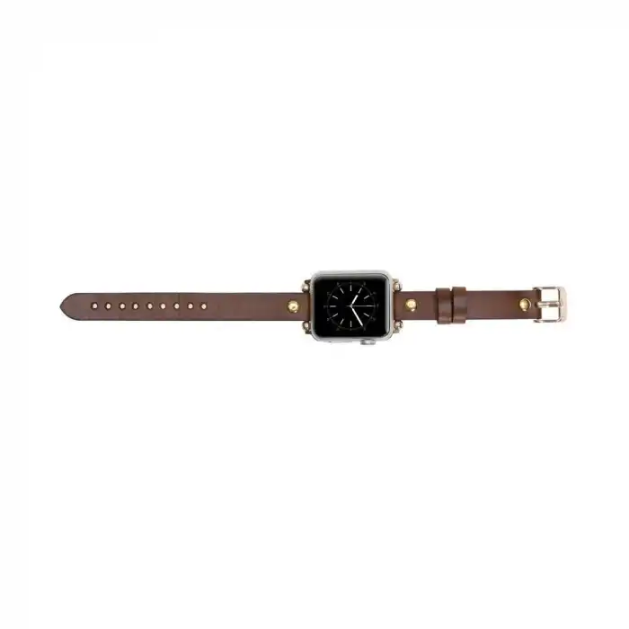 Apple Watch Uyumlu Deri Kordon 42-44-45mm Ferro GT RST2E