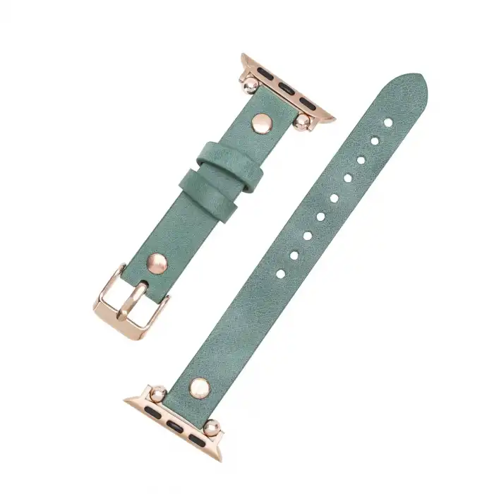 Apple Watch Uyumlu Deri Kordon 42-44-45mm Ferro RT CZ12