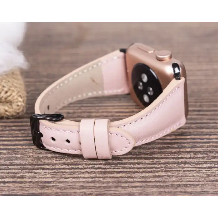 Apple Watch Uyumlu Deri Kordon 42-44-45mm Slim NU2