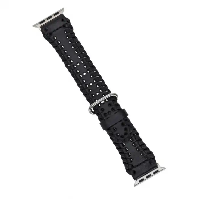 Apple Watch Uyumlu Deri Kordon 42-44-45mm SM43 RST1