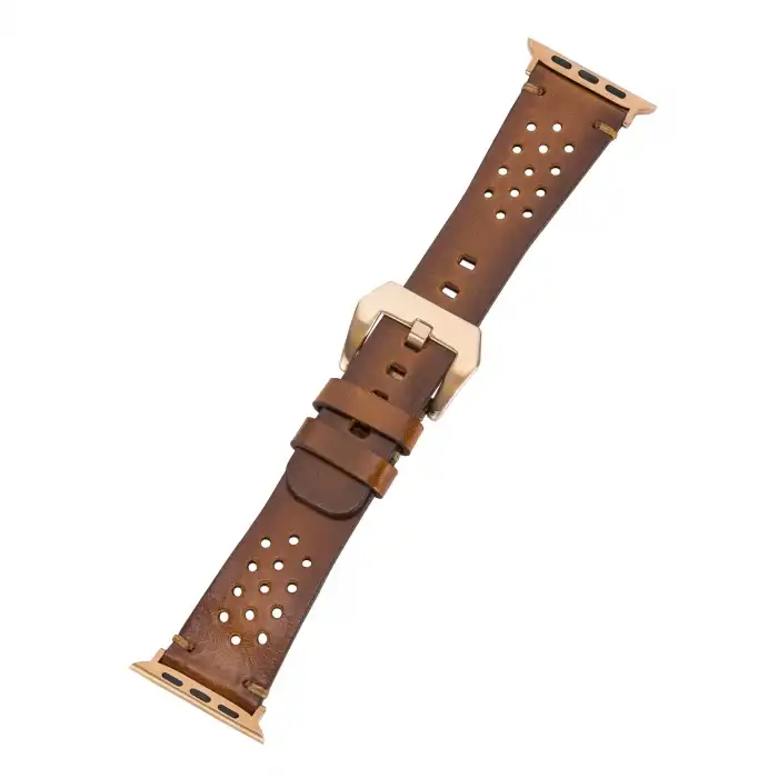 Apple Watch Uyumlu Deri Kordon Vigo 42-44-45mm RST2EF