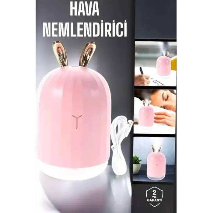 Aromaterapi Hava Temizleyici Buhar Makinesi Taşınabilir Şarjlı