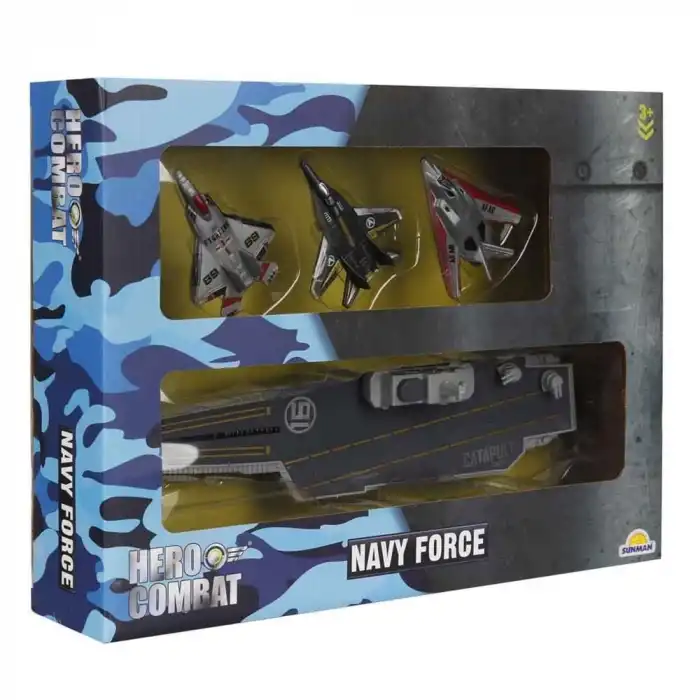 ASKER OYUN SET JET/UÇAK GEMİSİ 4PRÇ