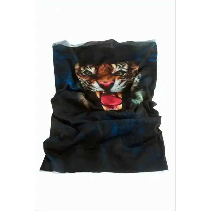 Aslan Desenli Baff Boyunluk