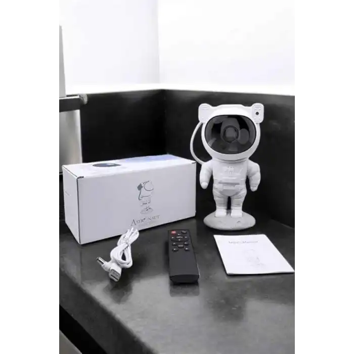 Astronot Görünümlü Projeksiyon Speaker Taşınabilir