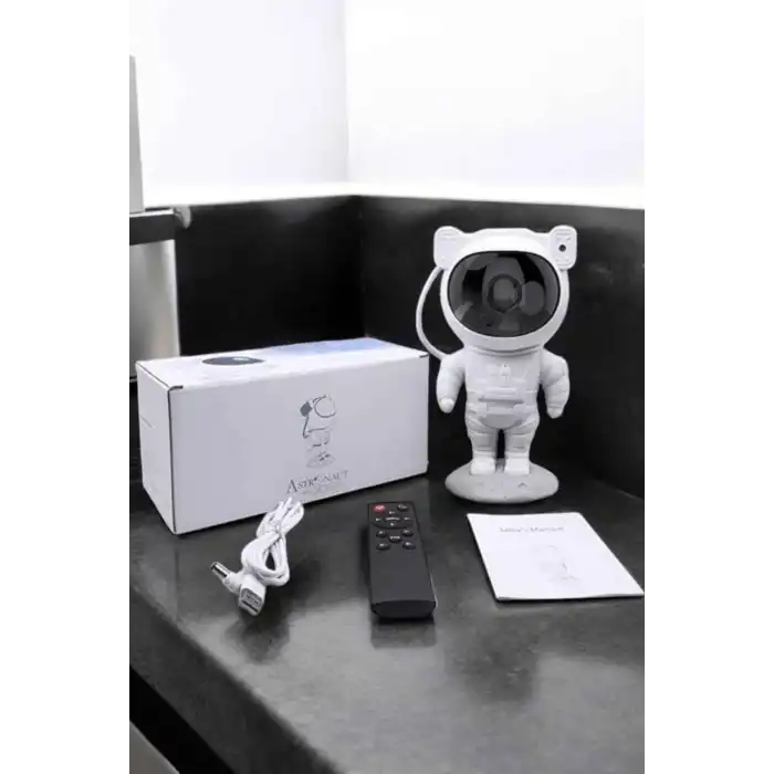 Astronot Görünümlü Projeksiyon Speaker Taşınabilir