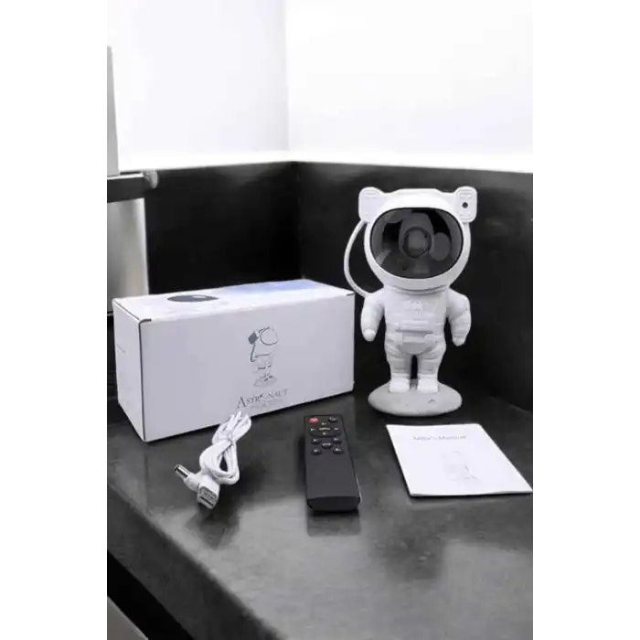 Astronot Görünümlü Projeksiyon Speaker Taşınabilir