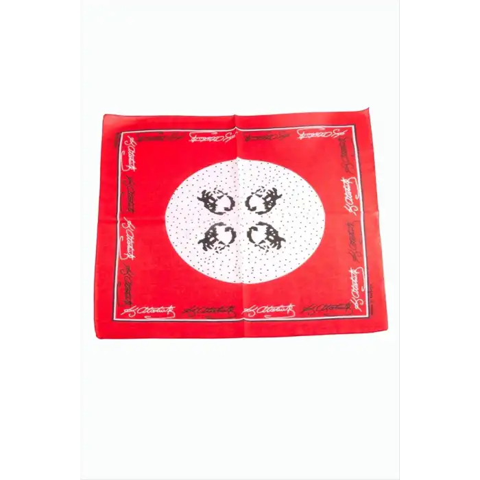 Atatürk İmzalı Desenli Bandana 50*50