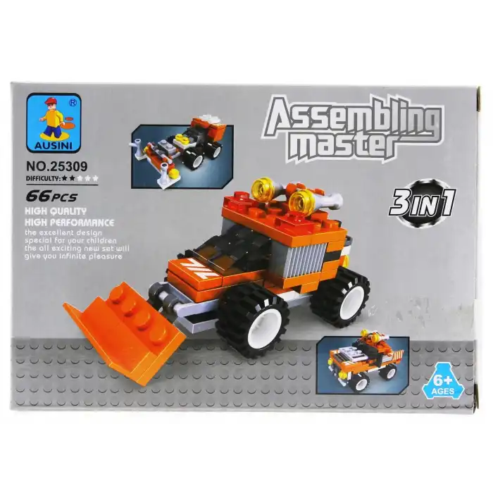 Ausini Assembling Master 3 in 1 66 Parça Traktörler