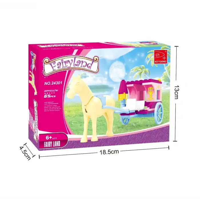 Ausini Fairland Girl  Parça Sarı Atlı Fayton