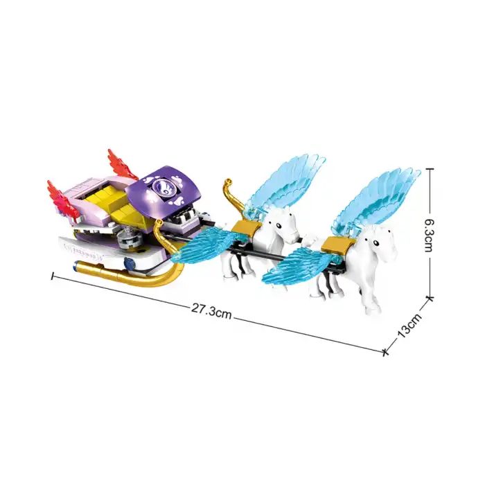 Ausini Fairy  Parça Uçan Atlı Kızak ve Periler