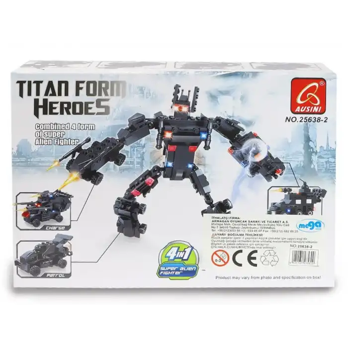Ausini Titan Form Heroes-2 Armor 97 Parça