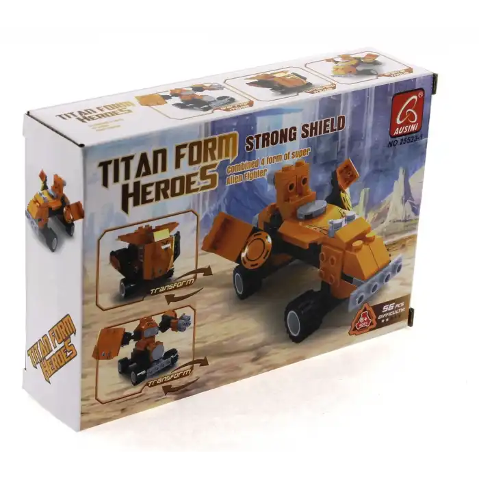 Ausini Titan Uzaylı Savaşçı -1 Strong Shield 56 Parça